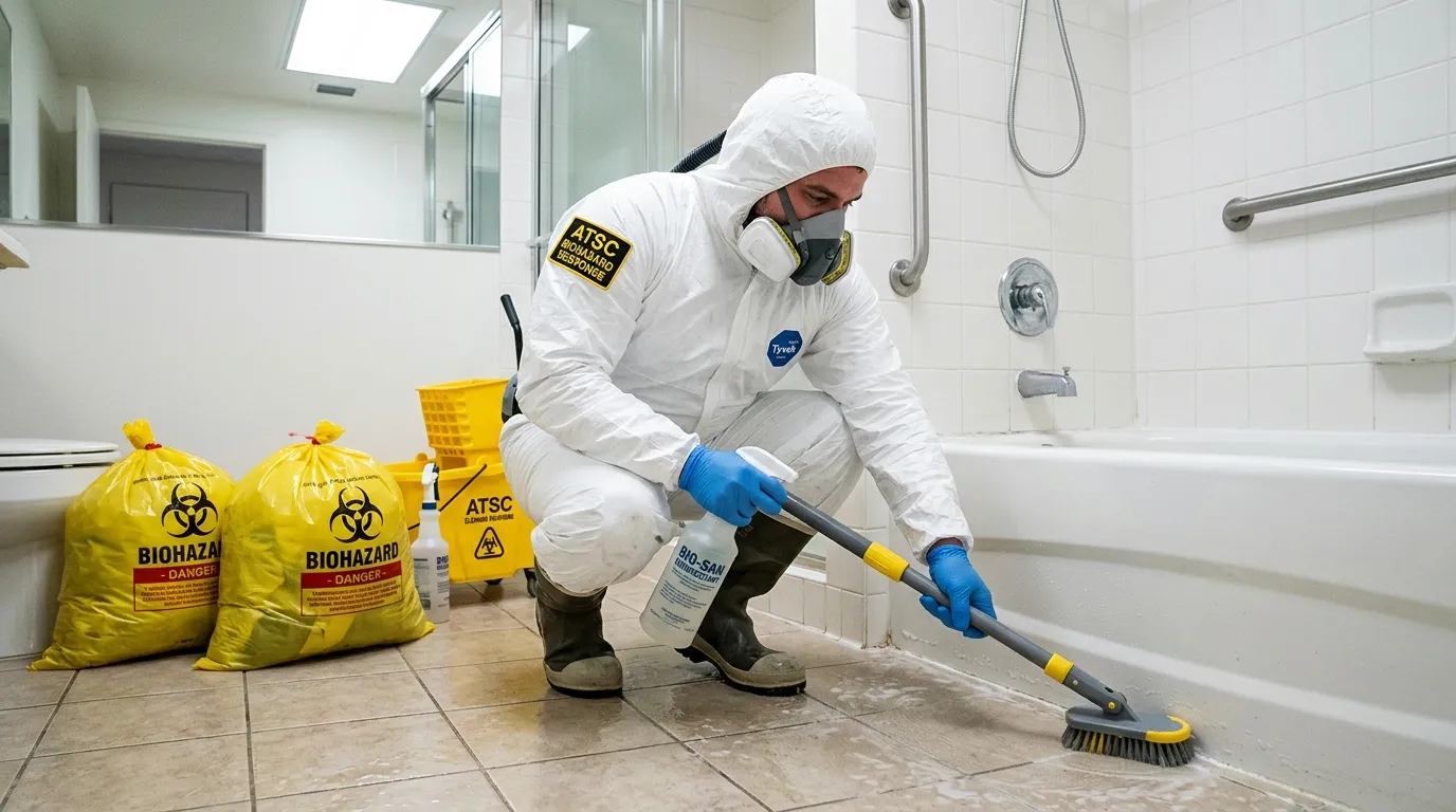 Decontamination equipment deployed for Blood Cleanup in Haines City